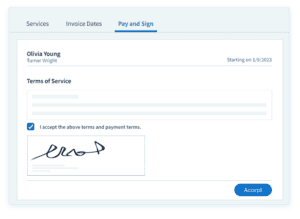 Capture e-signature for purchase order approvals