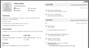 Study Visitor Profiles