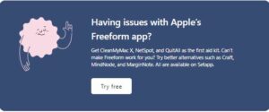 apple freeform app not working 