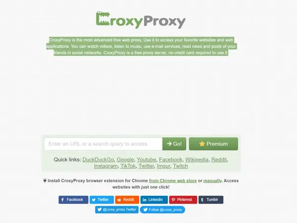 What is Croxyproxy?
